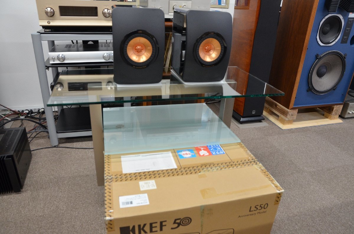 KEF LS50 50th Anniversaryペアスピーカー(元箱付属品有)｜オーディオ機器