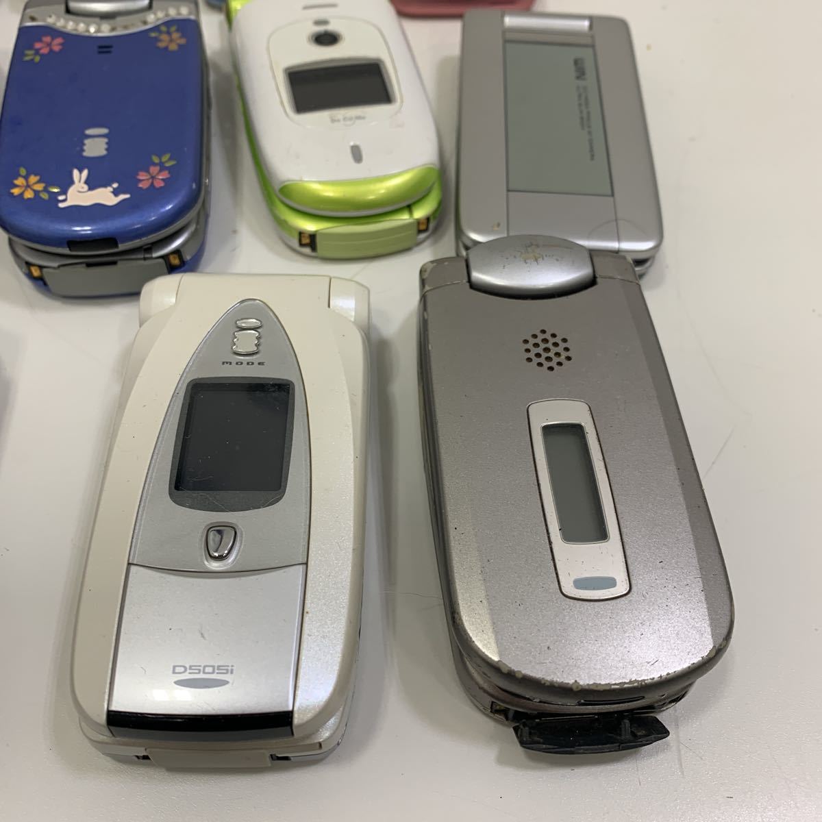 携帯電話 ガラケー まとめ ドコモ au win 平成レトロ 当時物 FOMA 動作