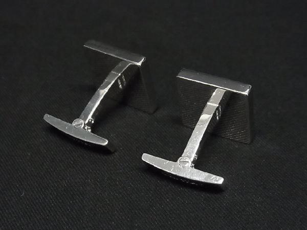 N2685 超美品 カルティエ SV925 マスト ラウンドデザイン カフス N2685