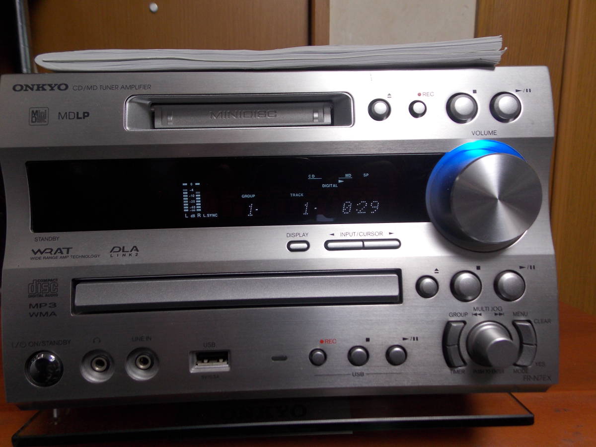 ONKYO FR-N7EX CD⁄MD⁄USB⁄TUNERアンプ☆ 動作良好☆高