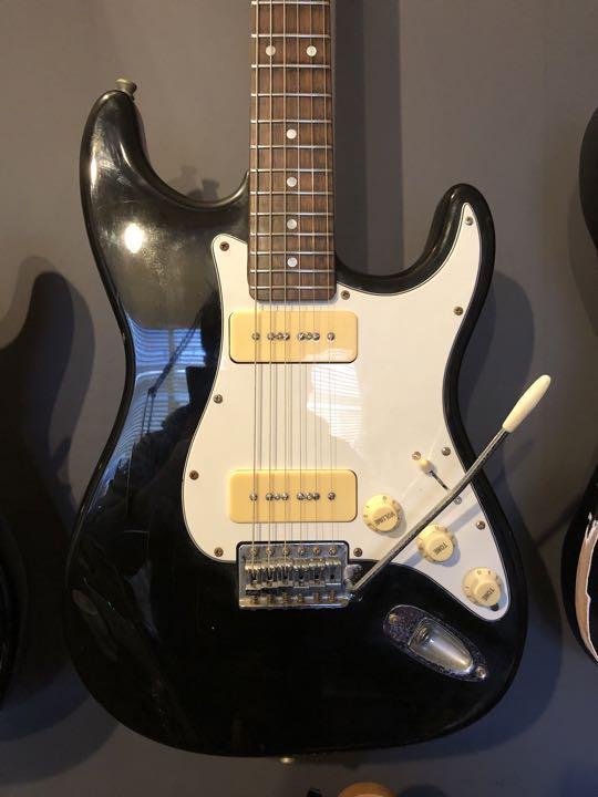 中古コンポーネントギター P-90 ストラトタイプ サウンドサンプルあり