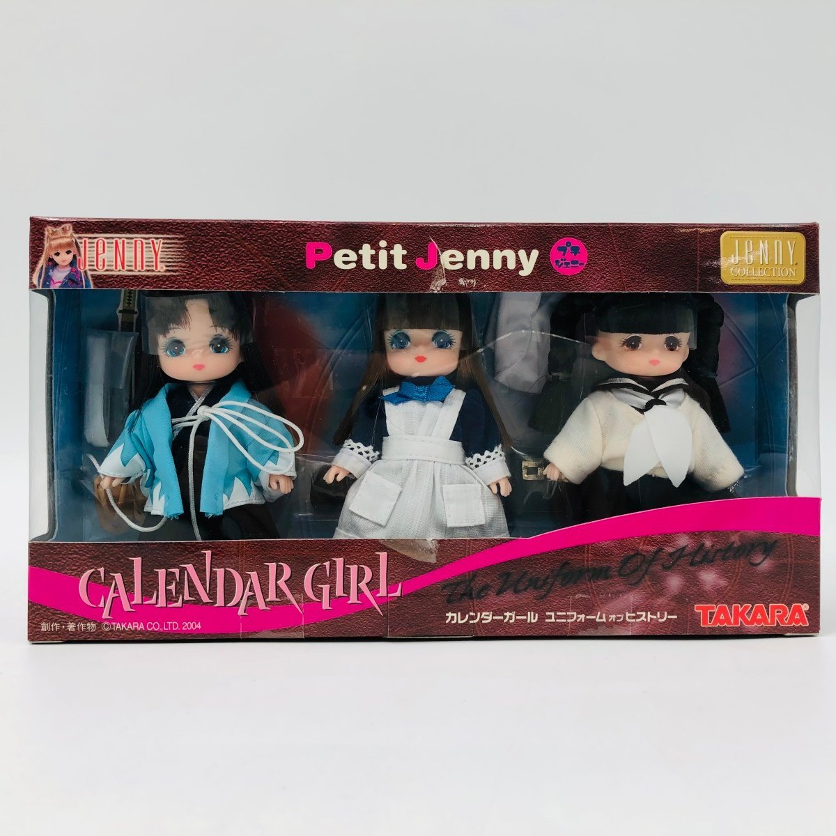 新品未開封 タカラ プチジェニー Petit Jenny カレンダーガール ユニフォーム オブ ヒストリー ドール セット