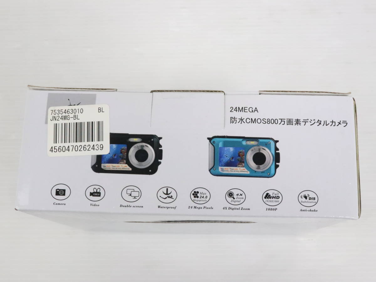 1円 品 ショワイユ/JOYEUX デジタルカメラ JOY-24MGDUAL JN24MG-BL 