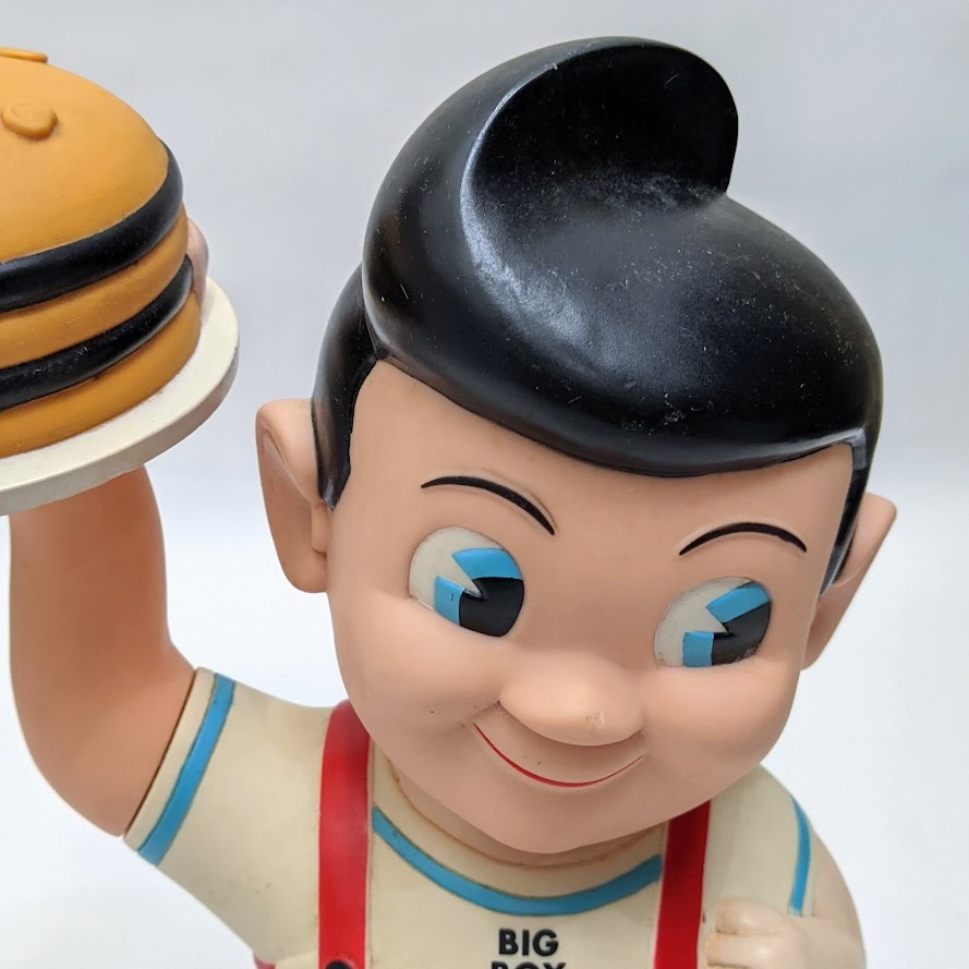 6300】BIG BOY ビッグボーイ ソフビ 人形 貯金箱 置物 販促 レストラン