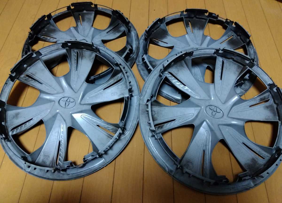 トヨタ純正 シエンタ ホイールキャップ 15インチ 黒 ブラック 4枚