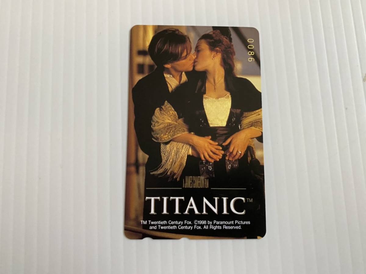 未使用 映画 TITANIC タイタニック テレカ テレフォンカード 