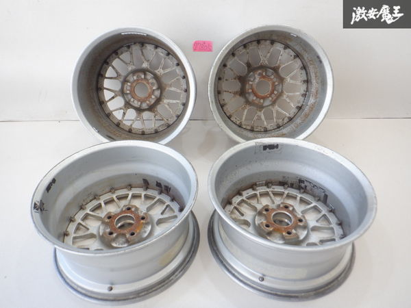 ○BBS RS2 17インチ 8J ＋39 9J ＋45 PCD114.3 5H 5穴 シルバー系 