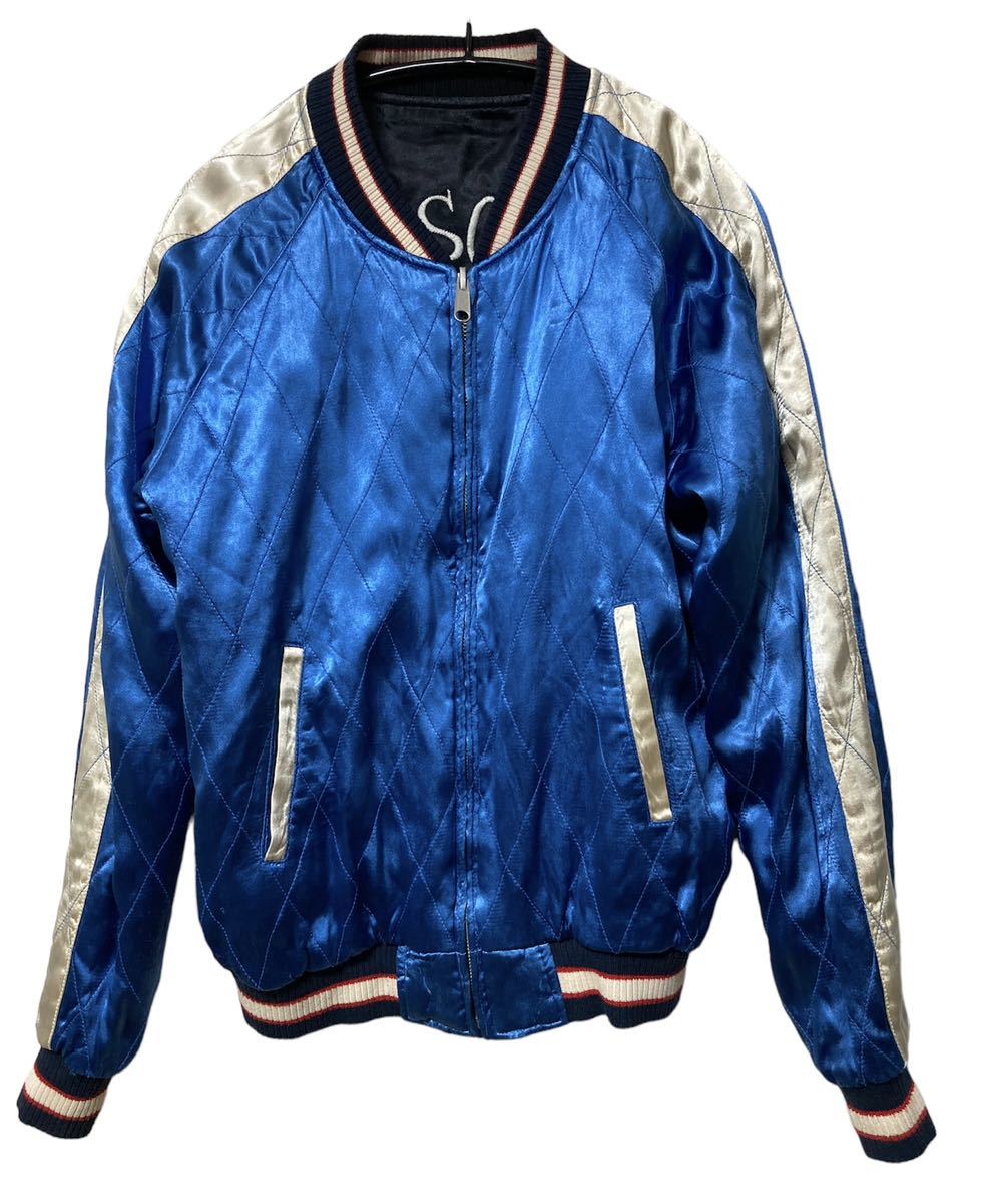 DENIME 初期 SHINS スカジャン リバーシブル 鯉 兜 鶴 亀