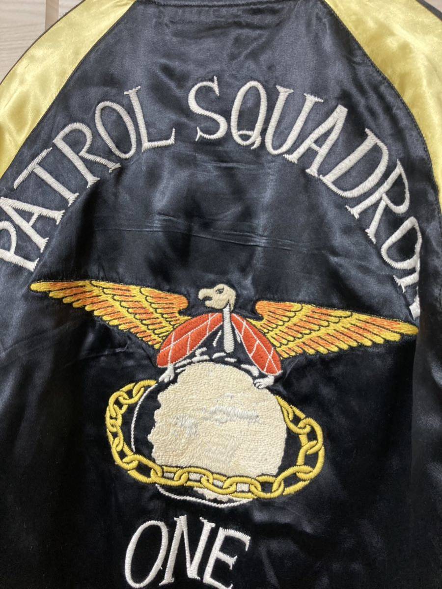 DENIME 初期 SHINS スカジャン リバーシブル 鯉 兜 鶴 亀