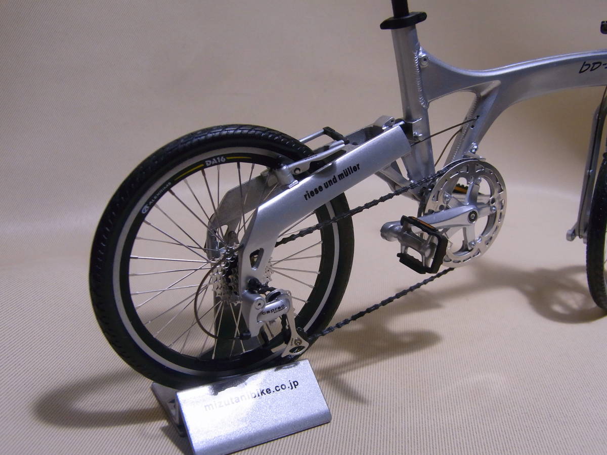 ミズタニ自転車 BD-1 1/6 精密ミニチュアモデル グレーメタリック