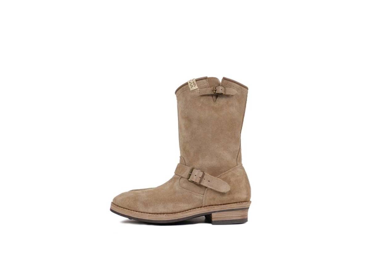 visvim T.W.O.-FOLK SUEDE BEIGE M8.5 0120102002007 JOURNEYMAN 