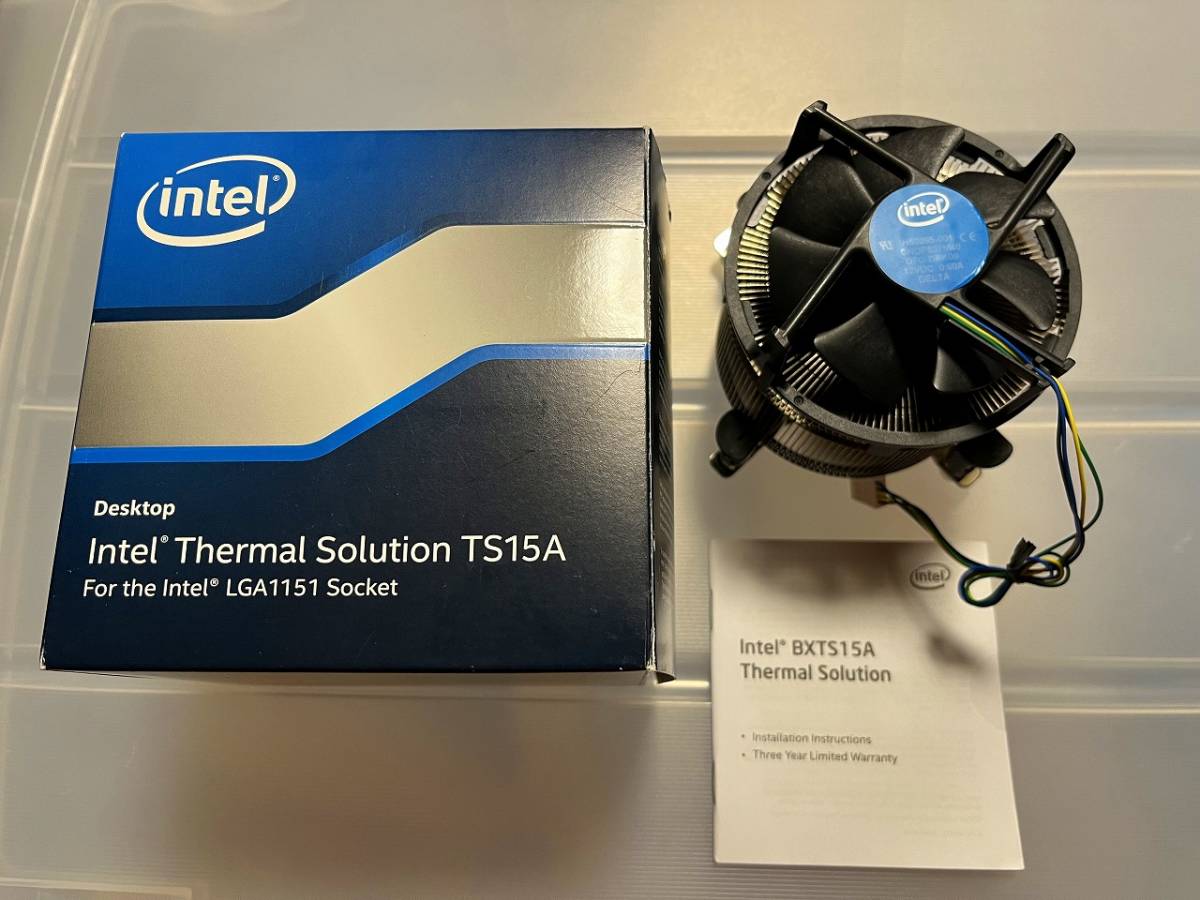 □ 試用のみ美品！ INTEL LGA1151 純正クーラー Thermal Solution 