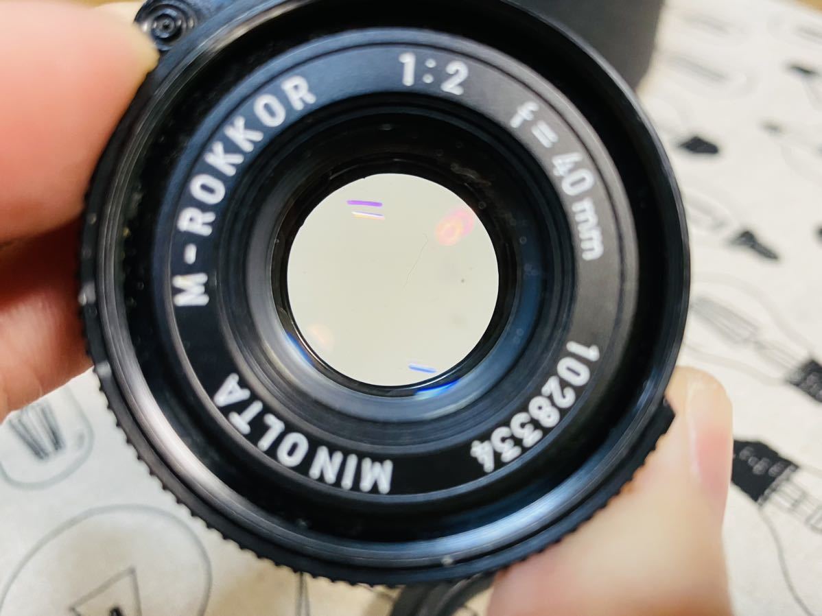 MINOLTA M-ROKKOR 40mm F2 (傾斜カム）Leica Mマウント Leitz Minolta 