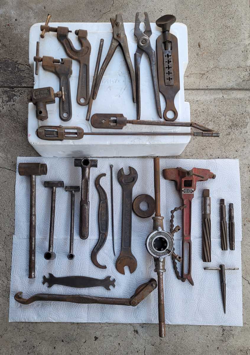 畑屋製 名古屋 自転車工具 特殊工具 25点 ハタヤ 昭和レトロ