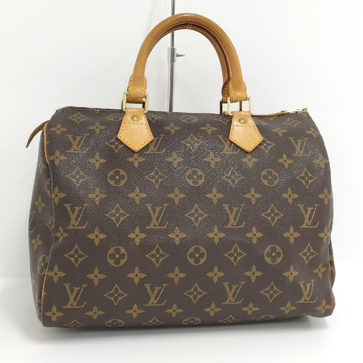 LOUIS VUITTON M41526 スピーディ30 モノグラム 南京錠 茶 ○ルイヴィトン LOUIS VUITTON スピーディ30 ハンドバッグ モノグラム
