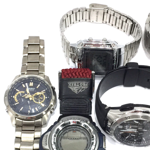 カシオ CASIO EDIFICE EF-503DJ クロノグラフ メンズ 腕時計 不動品 