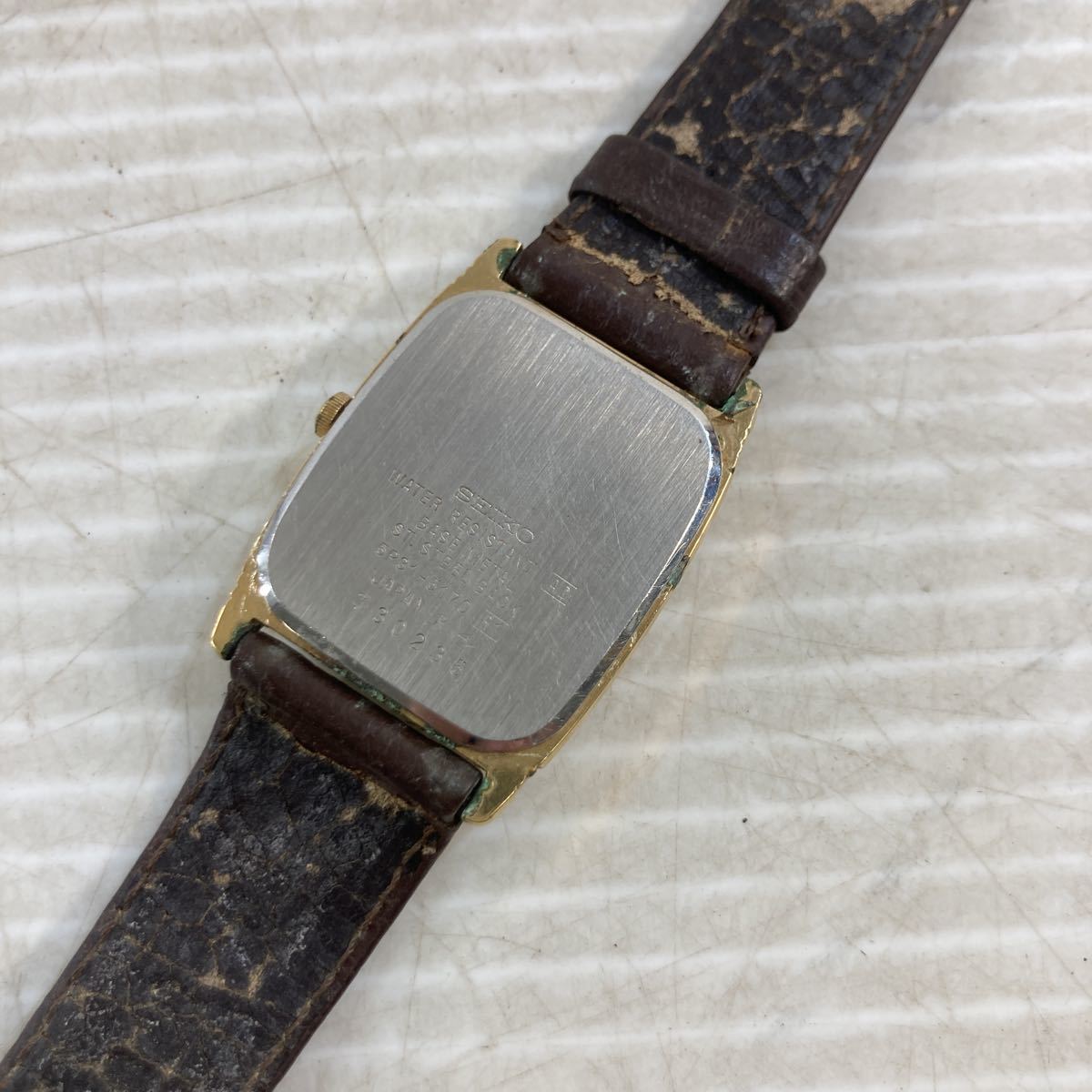 ジャンク SEIKO セイコー クォーツ 腕時計 5P31-5170 シャリオ 