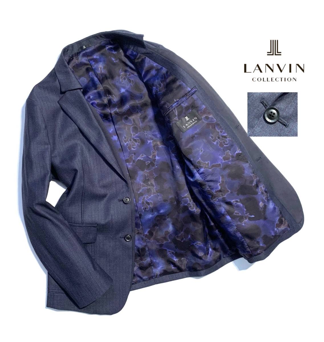 美品【48】LANVIN COLLECTION ランバン テーラードジャケット 48 