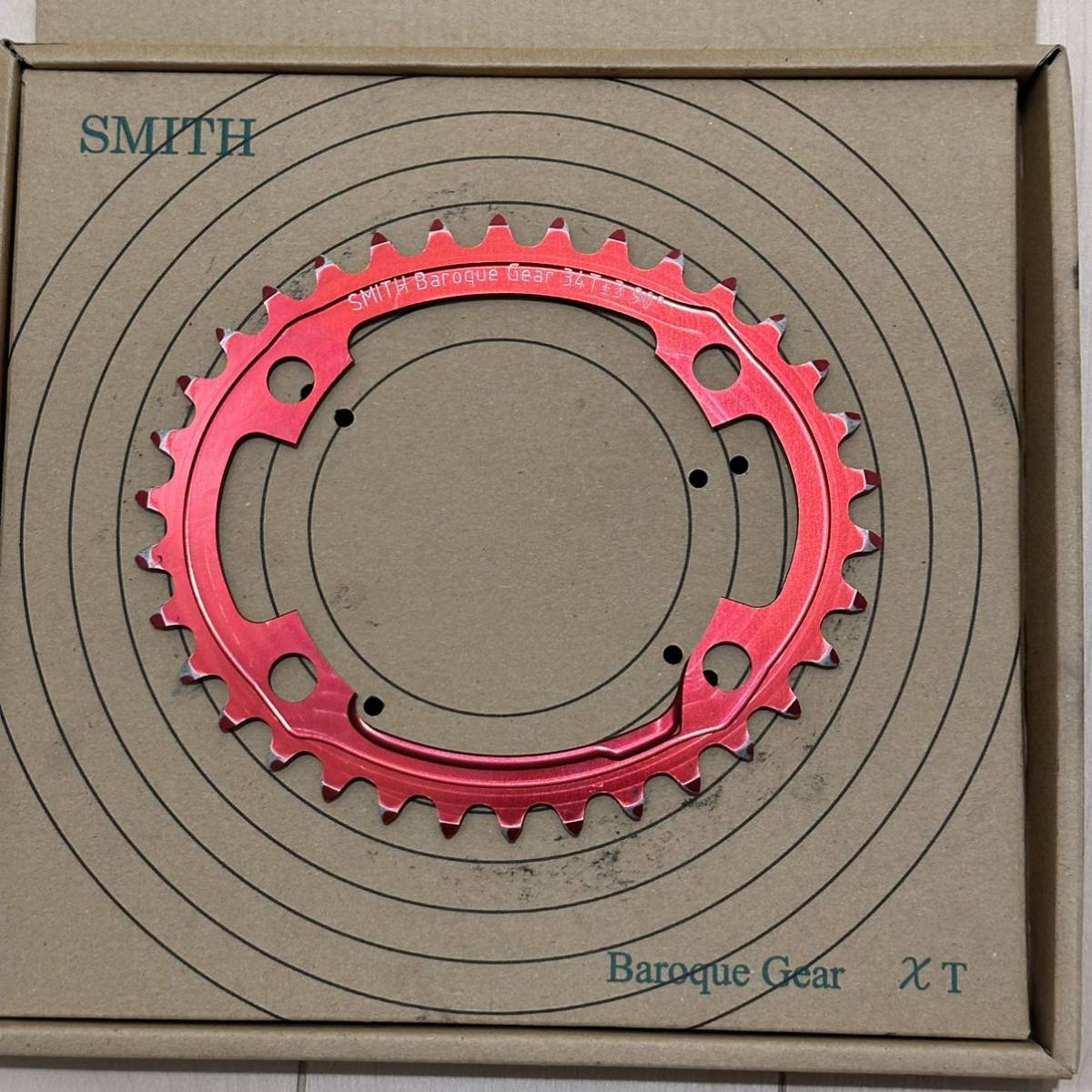 スミス　バロックギア 楕円チェーンリング 34T ±３　90° FC-R9100/FC-9000対応