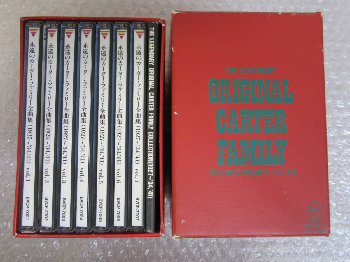 CD BOX○永遠のカーター・ファミリー全曲集/7枚組CDボックス/THE