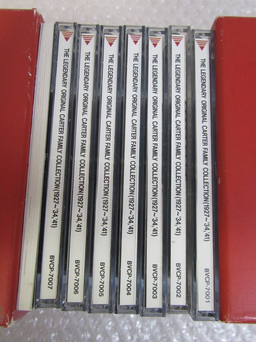 CD BOX○永遠のカーター・ファミリー全曲集/7枚組CDボックス/THE