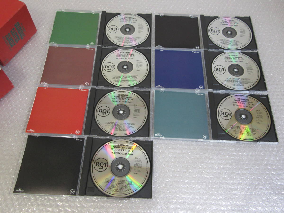 CD BOX○永遠のカーター・ファミリー全曲集/7枚組CDボックス/THE