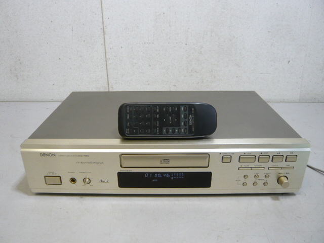 ☆DENON デノン DCD-755Ⅱ CDプレーヤー CDデッキ リモコン付属！100サイズ発送