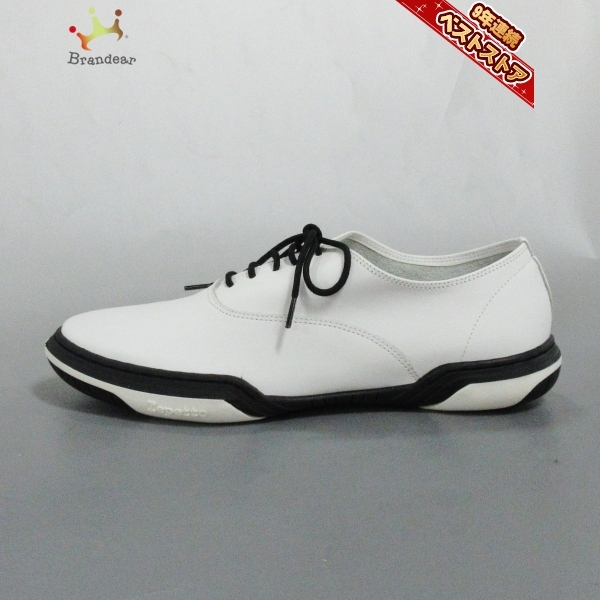 レペット repetto シューズ 37 - レザー 白×黒 レディース サイズ:37