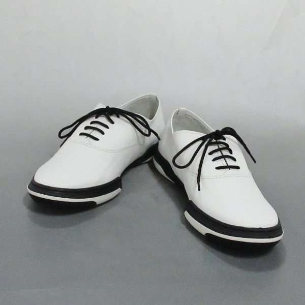 Repetto レペット レースアップシューズ 白 37 レペット repetto シューズ 37 - レザー 白×黒 レディース サイズ:37