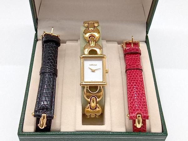 GUCCI グッチ 1800L TIMEPIECES クォーツ 電池式 レディース ブランド