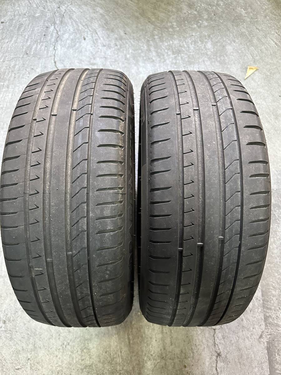 D66 プレリ ドラゴンスポーツ 215/45R17 プリウス アコード アテンザ インプレッサ レガシィ などに 中古2本