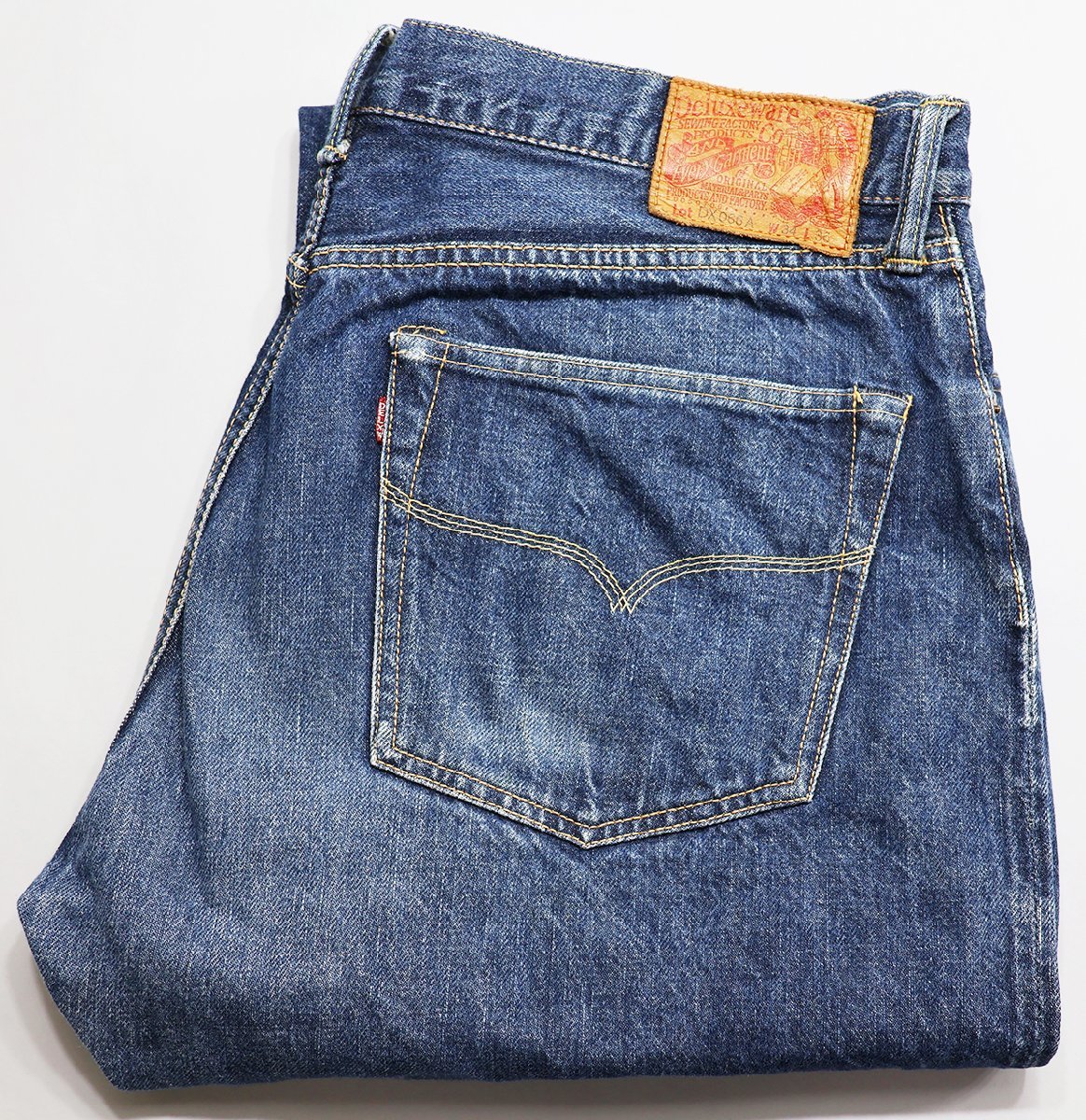 Deluxeware デラックスウエア DX066A…1940s ORIGINAL PIPED STRAIGHT / パイプドストレートジーンズ w32
