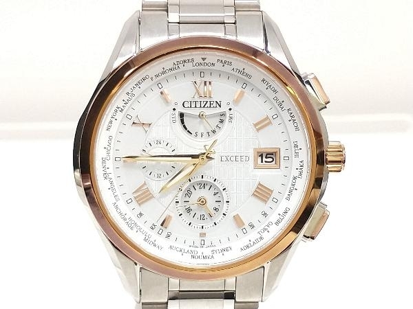 CITIZEN シチズン EXCEED エクシード 電波ソーラー チタニウム 