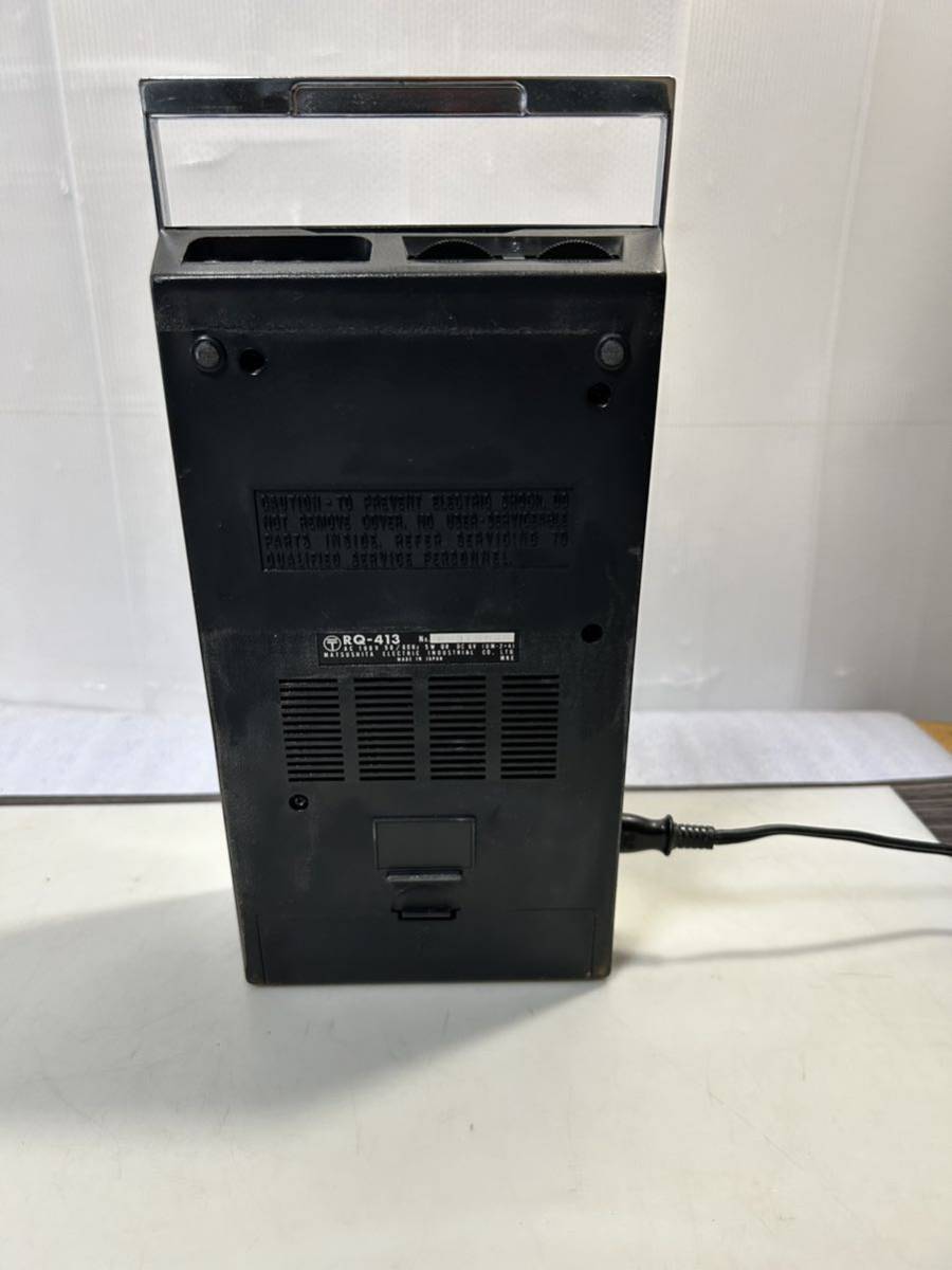 ナショナルレトロ カセットテーププレーヤー RQ-413 昭和レトロ 動作