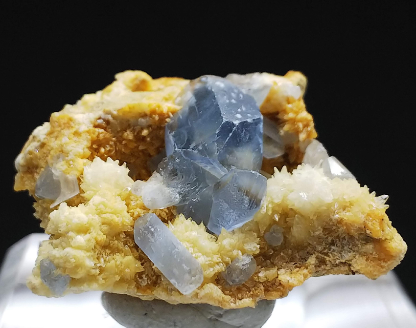 アフガニスタン産 セレスタイト 天青石 結晶 原石 標本 約46ct 4の入札