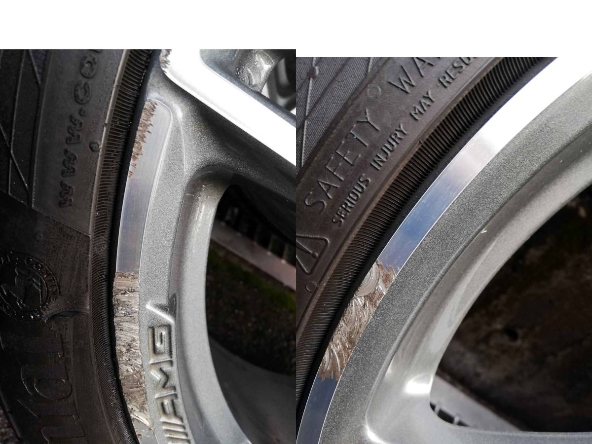 ◇ ベンツ AMG 純正 アルミ ホイール 4本 タイヤ 付 /18インチ×7.5J +