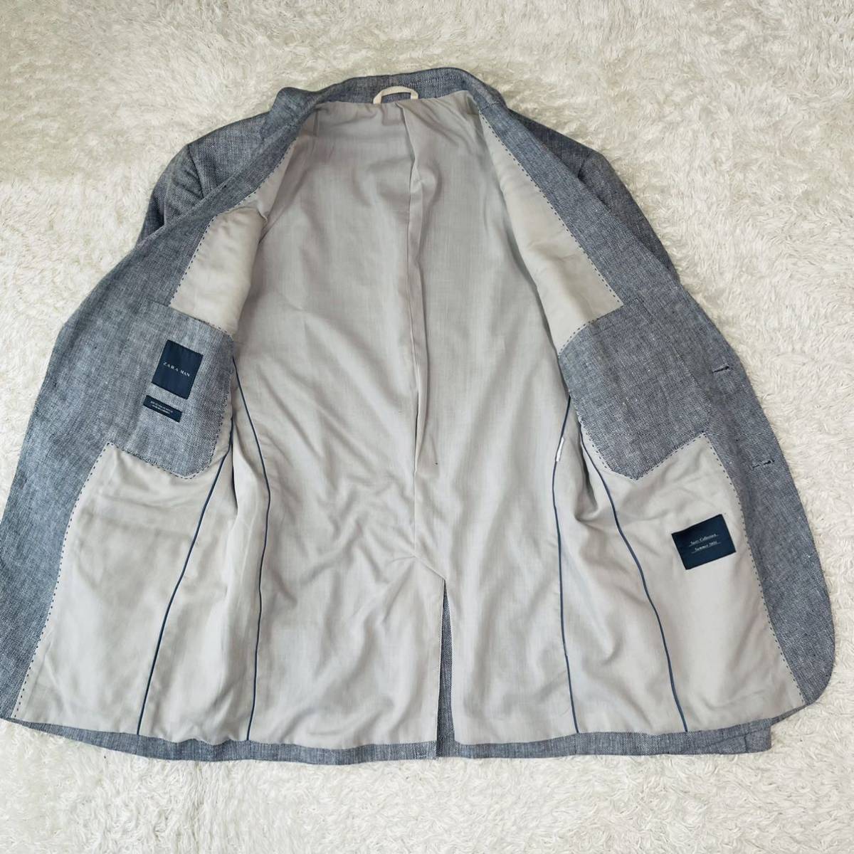 希少！ZARA テーラードジャケット サマージャケット ザラ 『紳士的 