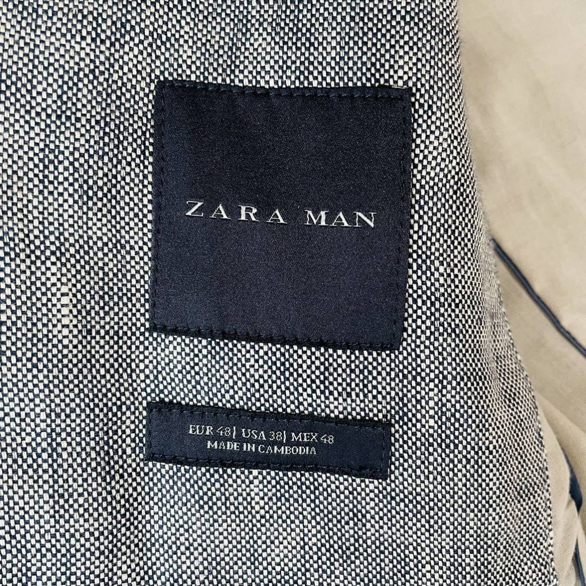 希少！ZARA テーラードジャケット サマージャケット ザラ 『紳士的 
