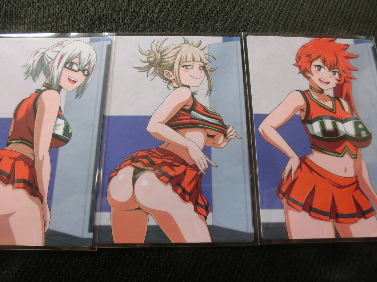 ACG カード 両面印刷 3枚セット トガヒミコ 拳藤一佳 轟冬美 美少女