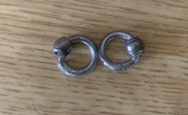 工房 あるじゃん ピアス 初期 唐草 18k 3mm ムラジュン 村上淳 M&M