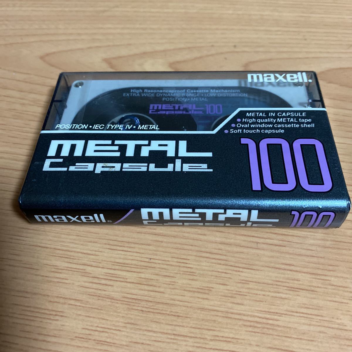 カセットテープ maxell マクセル METAL CAPSULE メタルテープ 100 録音