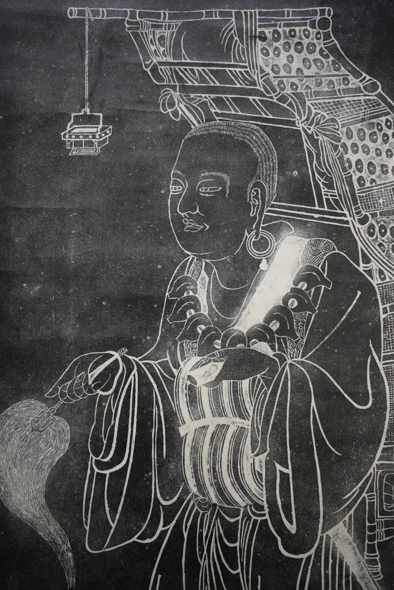 三蔵法師の世界　風景画 キャメルと人物の油彩画　サインあり 拓本 法師 Yahoo!オークション 三蔵 玄奘三蔵法師 SE2-22-77 | その2