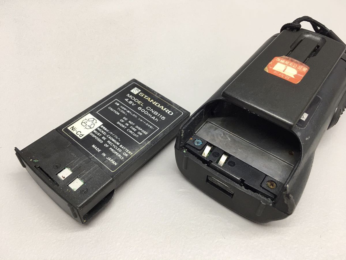 SU■ジャンク■ STANDARD スタンダード トランシーバー C415 アンテナ/DIAMOND RH901 ハンディ 小型 無線機 昭和レトロ 当時物 中古品_6