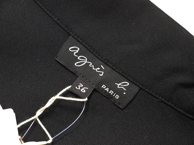 agnes b. アニエスベー ツナギ オールインワン 正規品 36サイズ 黒