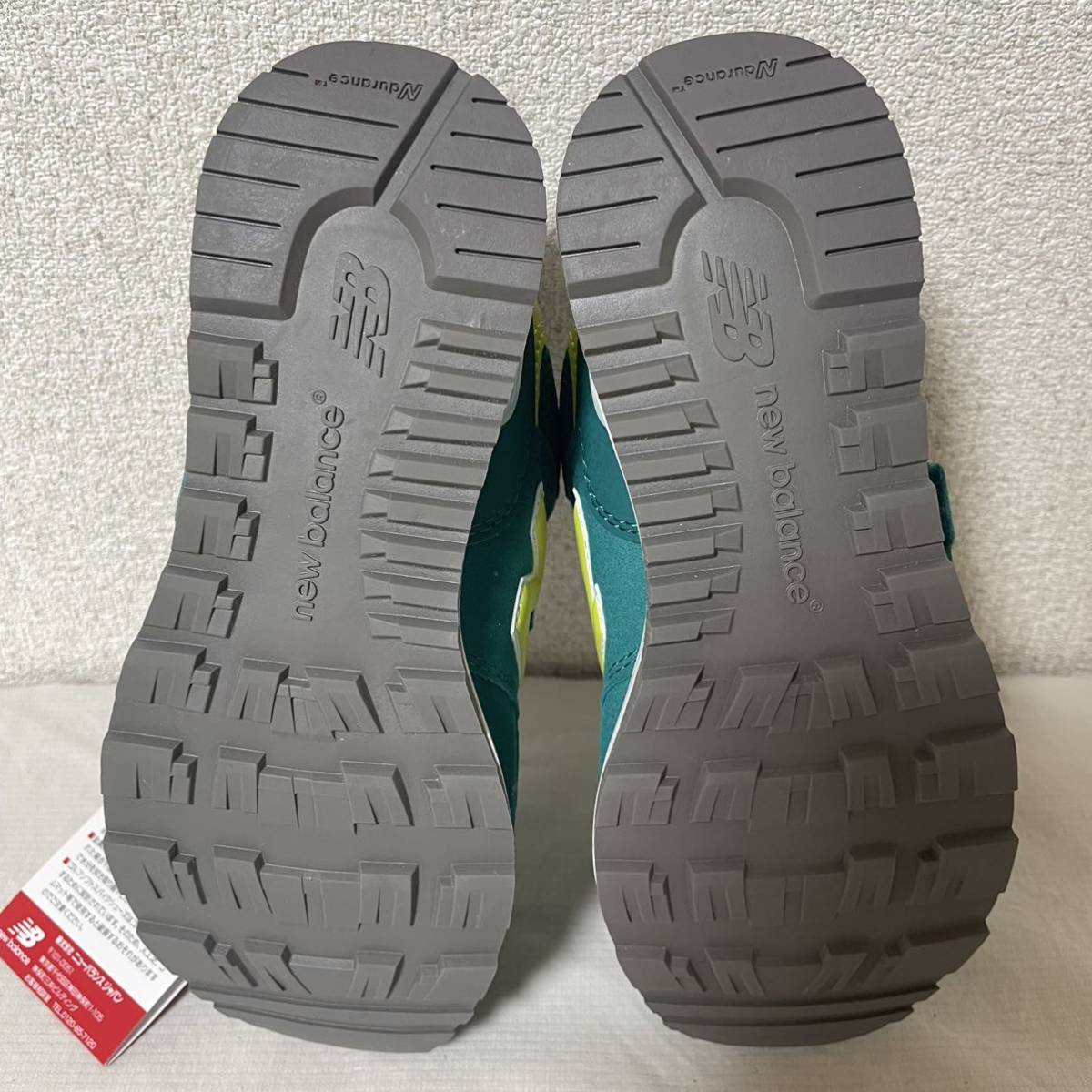 未使用】NEW BALANCE PO313GN にゅニューバランス スニーカー キッズ