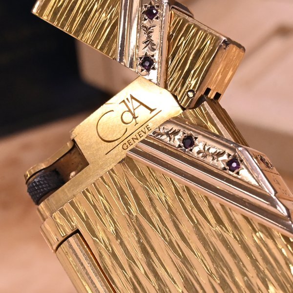 本物 美品 カランダッシュ 極希少 K18ゴールド×ルビー 金無垢装飾  