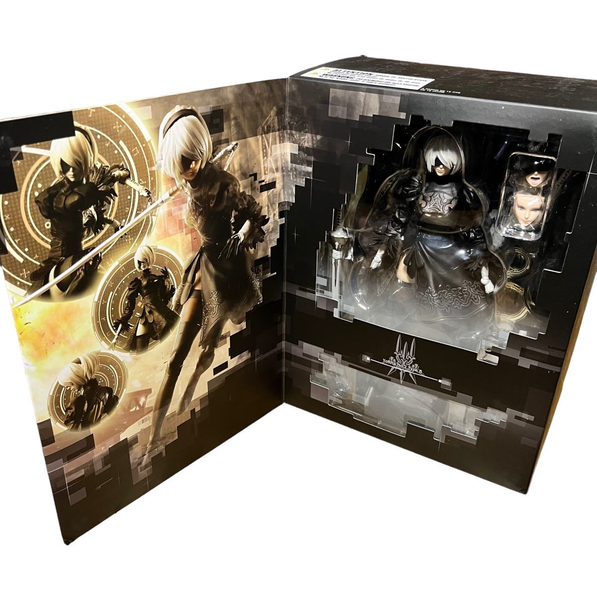 赤字超特価，最新作 【未開封】ニーア オートマタ PLAY ARTS改 プレイアーツ改 ヨルハ 二号 B型 DX版 PVC製 塗装済み可動フィギュア 2B ポッド NieR:Automata