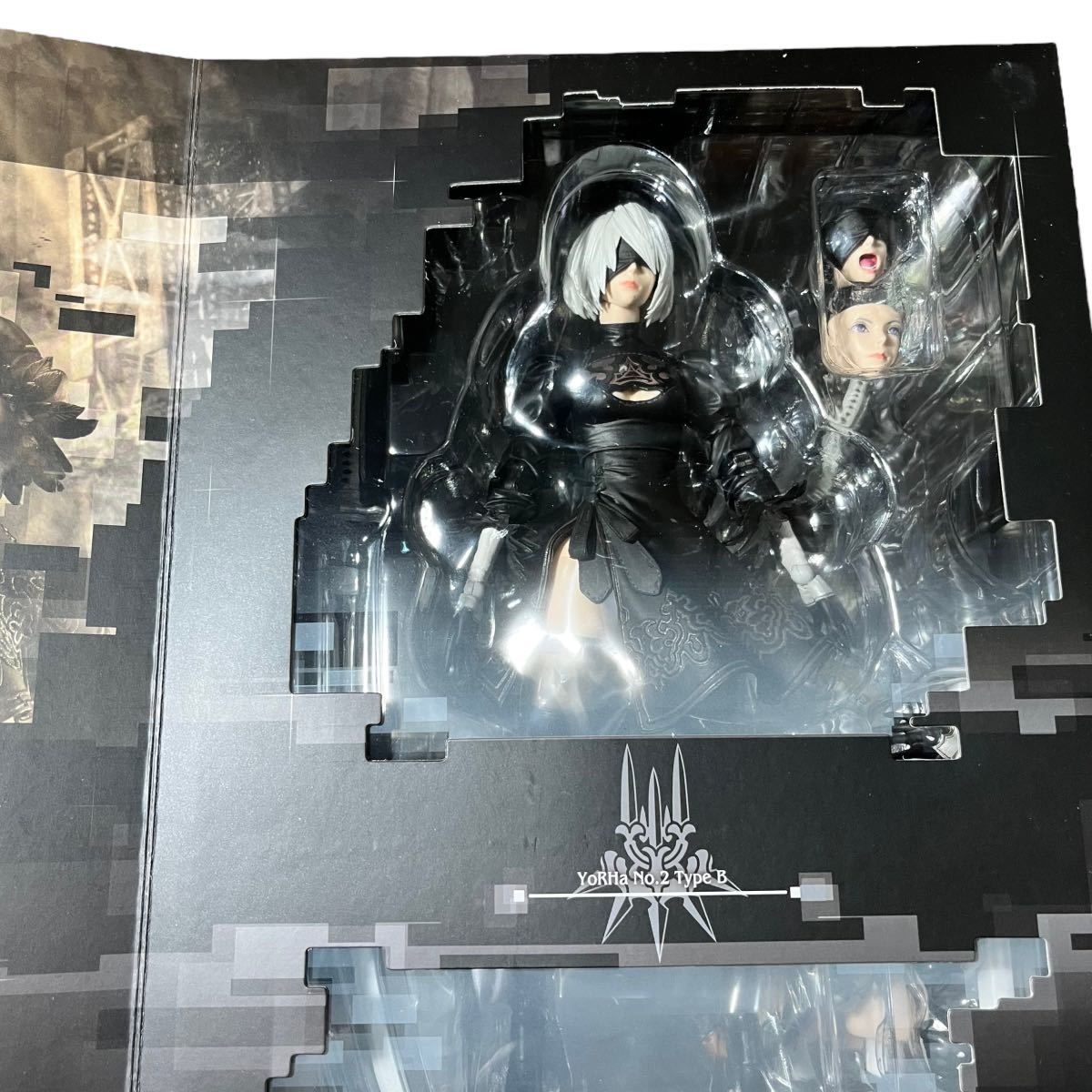 赤字超特価，最新作 【未開封】ニーア オートマタ PLAY ARTS改 プレイアーツ改 ヨルハ 二号 B型 DX版 PVC製 塗装済み可動フィギュア 2B ポッド NieR:Automata