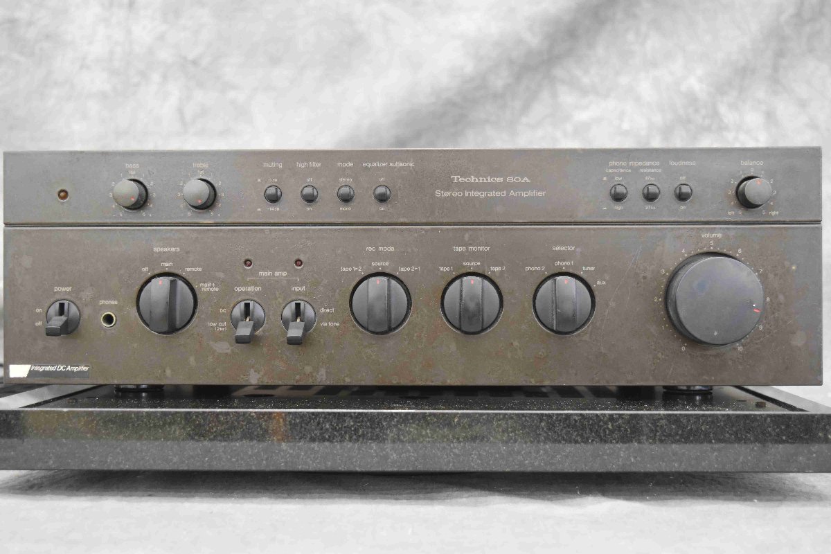 Technics テクニクス SU-8080 プリメインアンプ ジャンク品