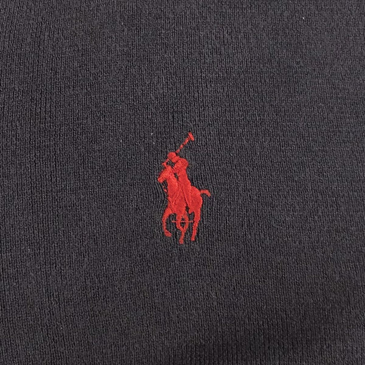 Ralph Lauren ラルフローレン コットン ニットセーター M ネイビー 